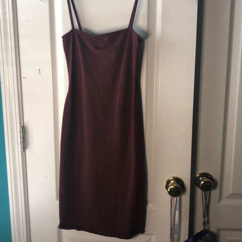 Forever 21 burgundy dress